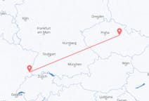 Flights from Basel in Switzerland to Pardubice in Czechia