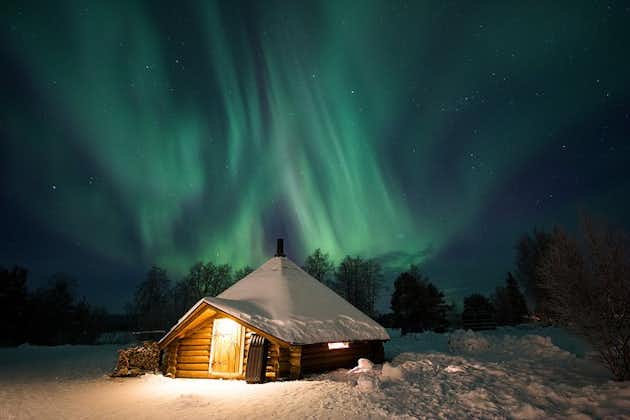 Northern Lights Snowmobile Safari from Rovaniemi with Campfire Picnic