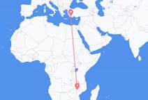 Flyreiser fra Tete, Mosambik til Dalaman, Tyrkia