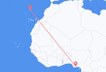 Vluchten van Haven Harcourt, Nigeria naar Funchal, Portugal