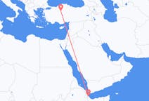 Flyrejser fra Balbala, Djibouti til Ankara, Tyrkiet
