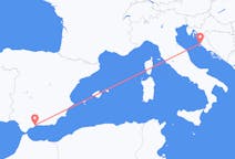 Flyreiser fra Zadar, Kroatia til Malaga, Spania