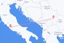 Flüge von Rom, zur Stadt Niš
