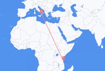 Flights from Mafia Island, Tanzania to Lamezia Terme, Italy