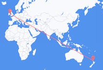 Vluchten van Whangarei, Nieuw-Zeeland naar Dublin, Ierland