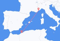 Flyg från Oran, Algeriet till Nice, Frankrike