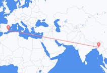 Flights from Kalay, Myanmar (Burma) to Alicante, Spain
