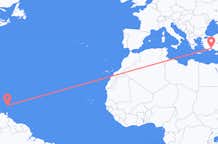 Flights from Saint Lucia to Antalya
