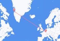 Vluchten van Luxemburg, Luxemburg naar Aasiaat, Groenland