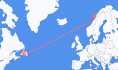 Flights from Saint-Pierre to Mosjøen