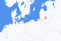 Loty z Kowno, Litwa z Hamburg, Niemcy