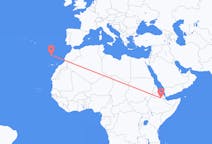Flyg från Semera, Etiopien till Funchal, Portugal