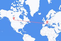 Flights from Edmonton to Genoa