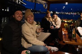 Crucero por los canales de Ámsterdam en barco abierto - Guía local en vivo con bar a bordo
