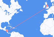 Flyreiser fra Liberia, Costa Rica til Birmingham, England
