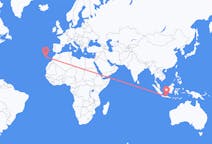 出发地 印度尼西亚三寶瓏目的地 葡萄牙丰沙尔的航班