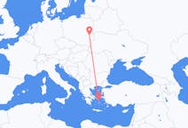 Flights from Lublin, Poland to Mykonos, Greece