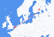Fly fra Ostend til Lappeenranta