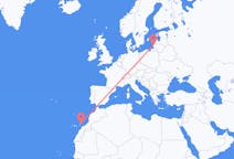 出发地 立陶宛出发地 帕兰加目的地 西班牙兰萨罗特岛的航班
