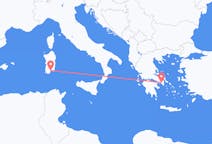 Flyg från Aten, Grekland till Cagliari, Italien