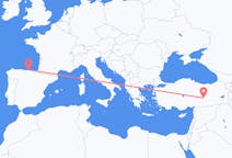 出发地 土耳其出发地 馬拉蒂亞目的地 西班牙桑坦德的航班