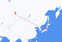出发地 日本出发地 東京目的地 俄罗斯新西伯利亚的航班