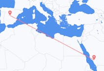 Flyrejser fra Al Bahah, Saudi-Arabien til Madrid, Spanien