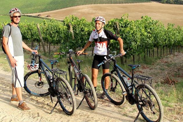 Tour per piccoli gruppi con e-Bike partendo da Siena con degustazione di vini e pranzo