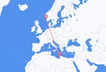 Flights from Benghazi, Libya to Stavanger, Norway