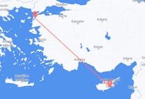 Vluchten van Larnaca naar Çanakkale