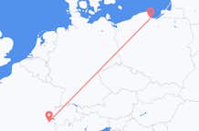 Flyreiser fra Gdańsk, til Genève