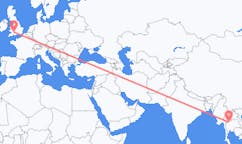 Flyreiser fra Phitsanulok, Thailand til Bristol, England