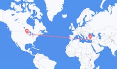 Flyreiser fra Minneapolis, USA til Gazipaşa, Tyrkia