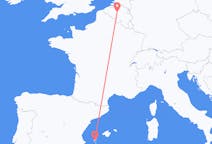 Flyrejser fra Ibiza, Spanien til Bruxelles, Belgien