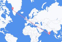 Flyrejser fra Colombo, Sri Lanka til Aasiaat, Grønland