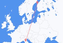 Flights from Florence to Vaasa