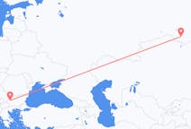 Vluchten van Omsk naar Sofia