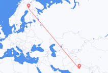 Flights from Gwalior, India to Rovaniemi, Finland