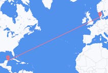 Flyg från Cancún, Mexiko till Esbjerg, Danmark