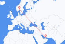 Flights from Ras al-Khaimah, United Arab Emirates to Oslo, Norway