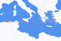 Flyg från Béjaïa, Algeriet till Bodrum, Turkiet