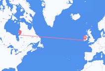 Vluchten van Kuujjuarapik, Canada naar Cork, Ierland