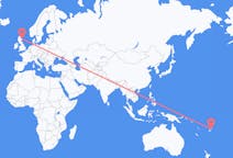 Flyg från Labasa, Fiji till Aberdeen, Skottland