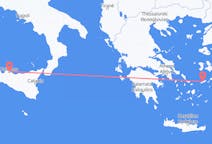 Flyg från Ikaria, Grekland till Palermo, Italien
