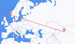 Flights from Ürümqi, China to Stord, Norway