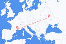 Flights from Kyiv, Ukraine to Montpellier, France