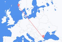 Flights from Stord, Norway to Burgas, Bulgaria