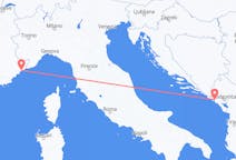 Flyg från Tivat, Montenegro till Nice, Frankrike