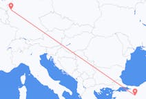 Fly fra Eskişehir til Düsseldorf