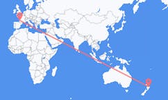 뉴질랜드 와카타네에서 출발해 프랑스 보르도로(으)로 가는 항공편